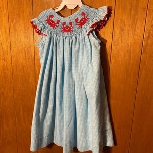 Crab Smocked Dress